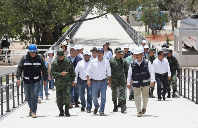 El Gobernador Mauricio Vila recorre la construcción del Gran Parque de la Plancha