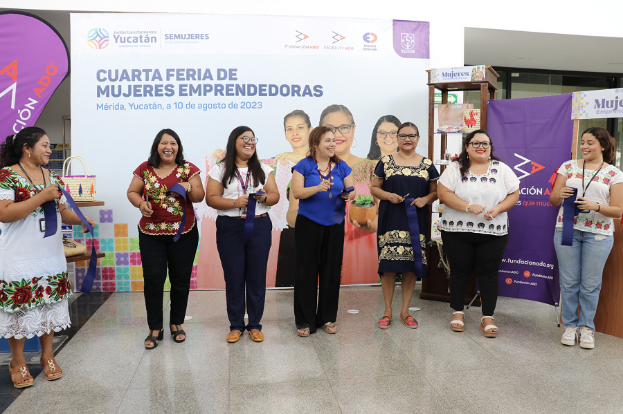 Inauguran la cuarta feria de las mujeres emprendedoras de Yucatán