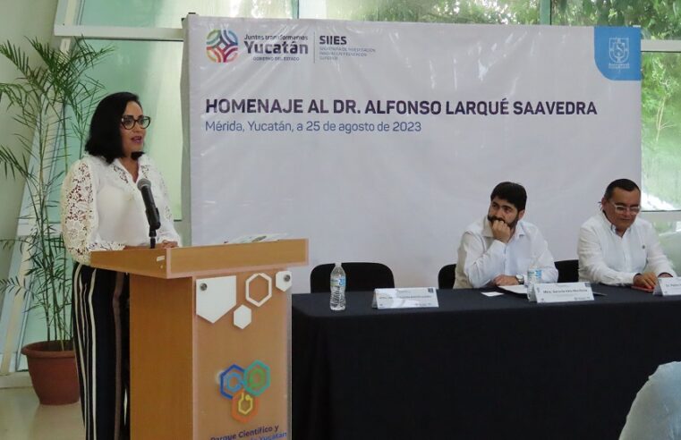 Instauran el Premio Yucatán de Ciencia y Tecnología ‘Alfonso Larqué Saavedra’