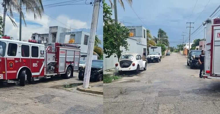 Bomberos en apuros por autos de un taller clandestino de “Bosques del Poniente”