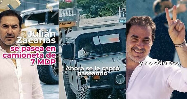 Julián Zacarías se pasea en una camioneta de 7 millones de pesos