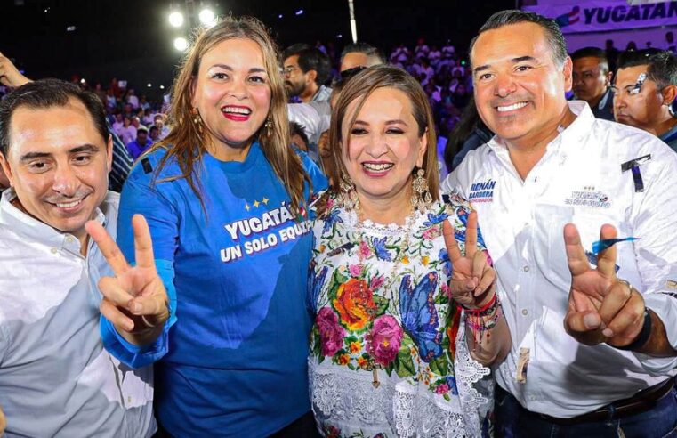 Cecilia Patrón agradece la confianza de la gente para trabajar en un solo equipo por Mérida