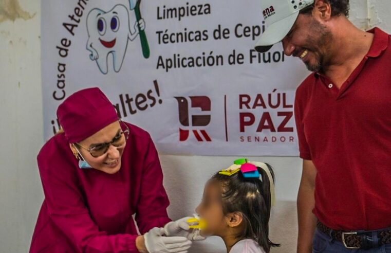 Raúl Paz inaugura jornadas de salud bucal