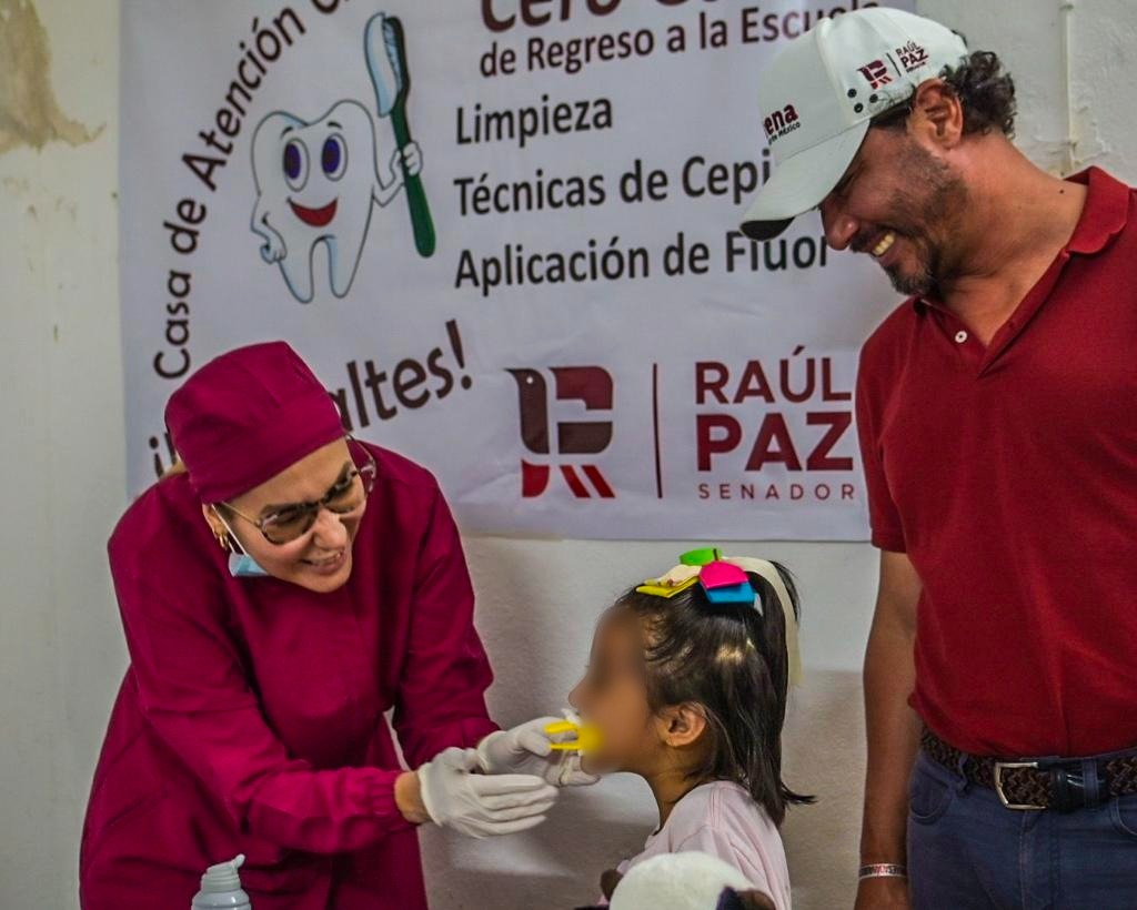 Raúl Paz inaugura jornadas de salud bucal