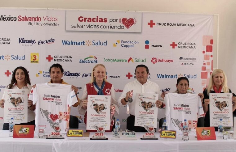 Todo listo para la carrera de la Cruz Roja Yucatán: Todo México Salvando Vidas 2023