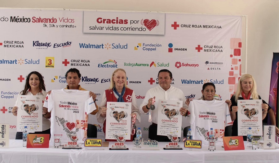 Todo listo para la carrera de la Cruz Roja Yucatán: Todo México Salvando Vidas 2023