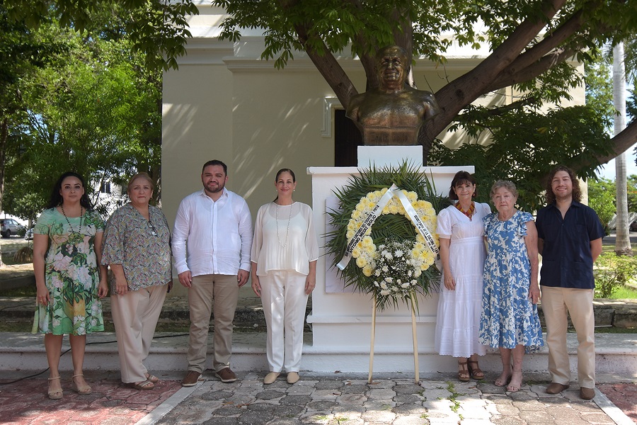 Conmemoran el 66 aniversario luctuoso de Antonio Mediz Bolio