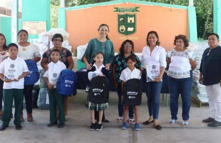 Con “Impulso Escolar”, familias yucatecas ahorran 2,950 pesos por cada estudiante