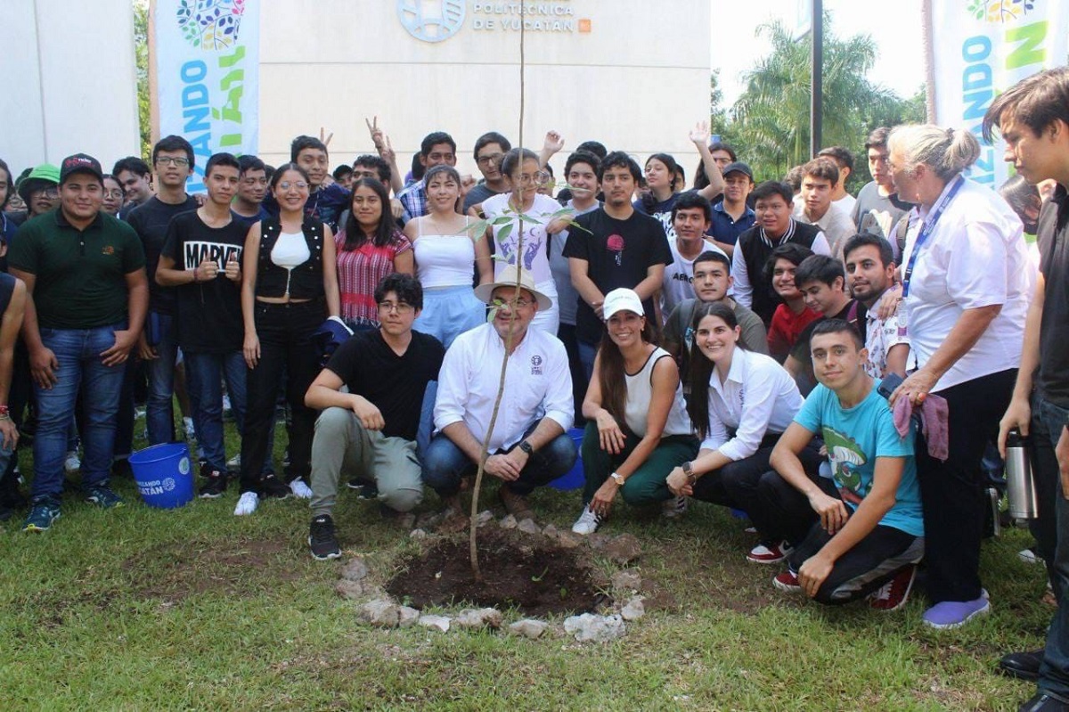 Arborizando Yucatán llega a las universidades: arranca en la Politécnica de Yucatán