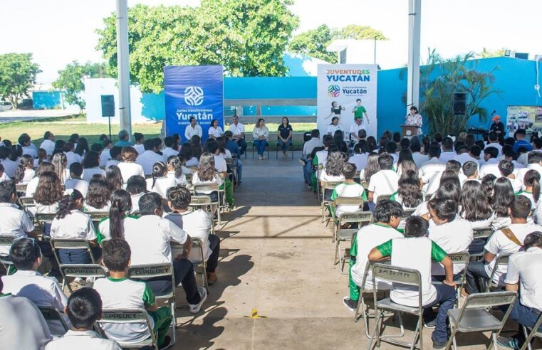 Comienzan “Juventudes Yucatán, Planet Youth” en secundarias del estado