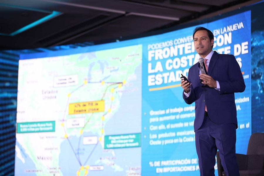 Mauricio Vila expone la transformación de Yucatán hacia un estado sostenible y con desarrollo