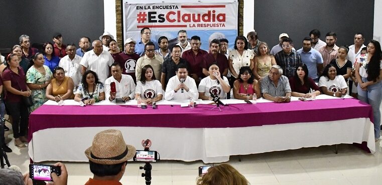 La Red #EsClaudia convoca a la unidad de Morena en Yucatán