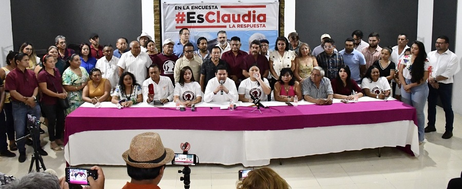 La Red #EsClaudia convoca a la unidad de Morena en Yucatán