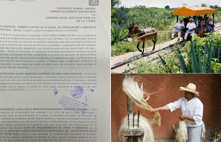 Fallan contra la Hacienda Sotuta de Peón por despedir gente durante la pandemia