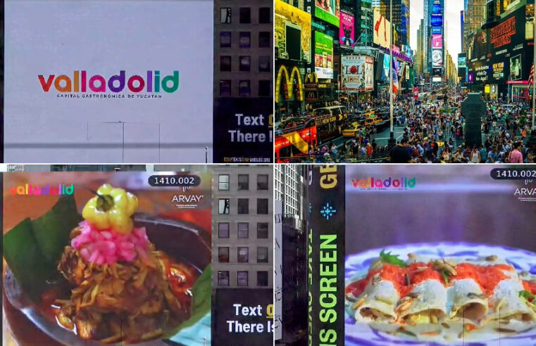 Valladolid llega a las megapantallas de Times Square