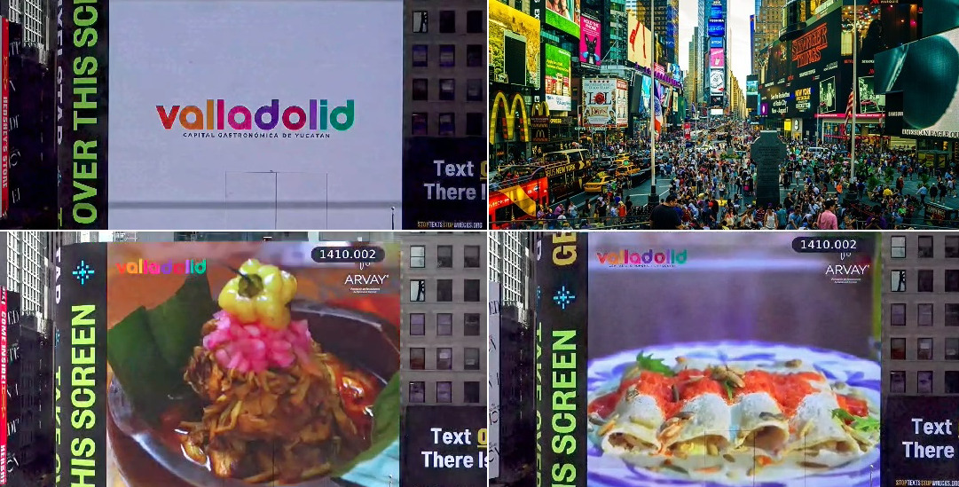 Valladolid llega a las megapantallas de Times Square