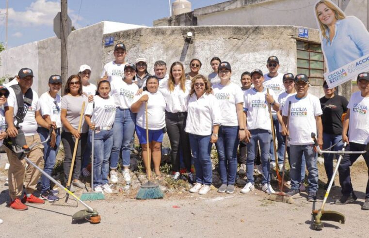 Cecilia Patrón invita a hacer equipo para reforzar la seguridad en Mérida