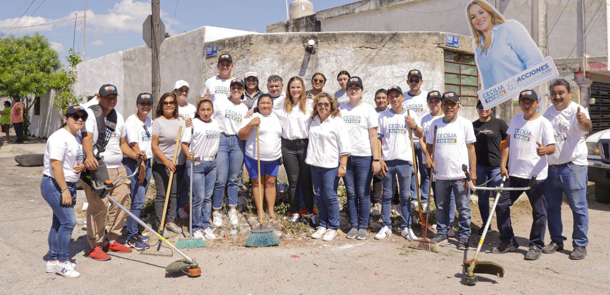 Cecilia Patrón invita a hacer equipo para reforzar la seguridad en Mérida