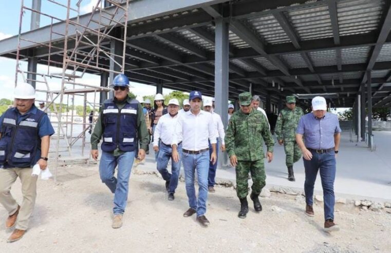 Avanza buen ritmo la construcción de la estación del Ie-tram en el Gran Parque de ‘La Plancha’