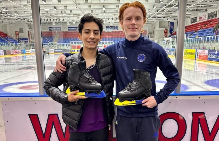 El mexicano Donovan Carrillo gana medalla de plata con patines prestados