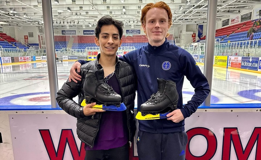 El mexicano Donovan Carrillo gana medalla de plata con patines prestados