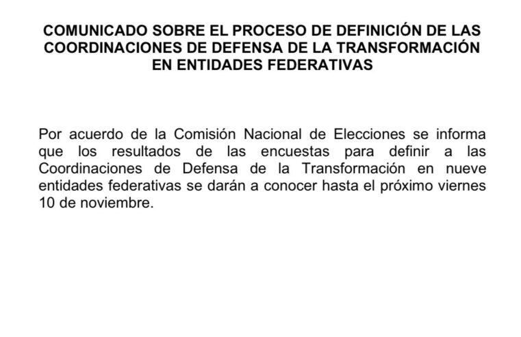 Morena pospone resultados para la gubernatura de Yucatán