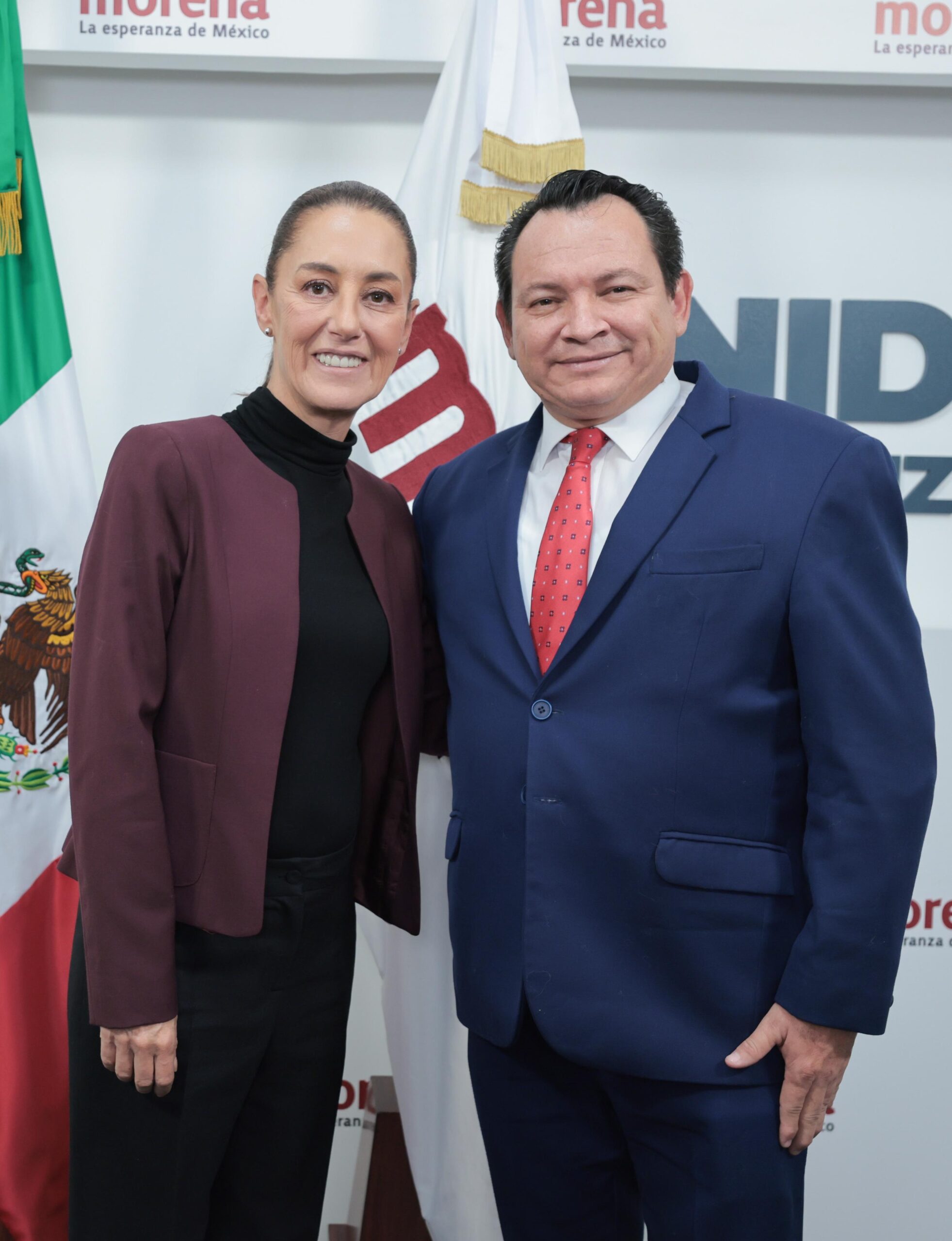 «Huacho” Díaz se reúne con Claudia Sheinbaum y los coordinadores de ocho Estados