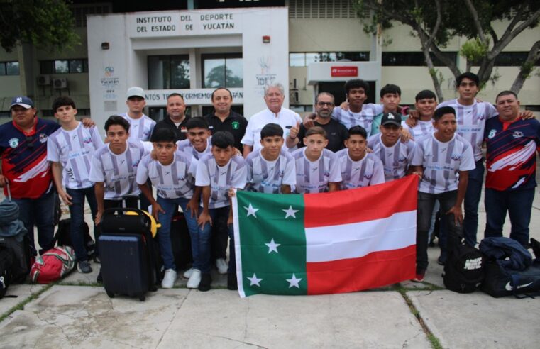 Abanderan a equipos de futbol de Yucatán rumbo a la Copa Telmex 2023