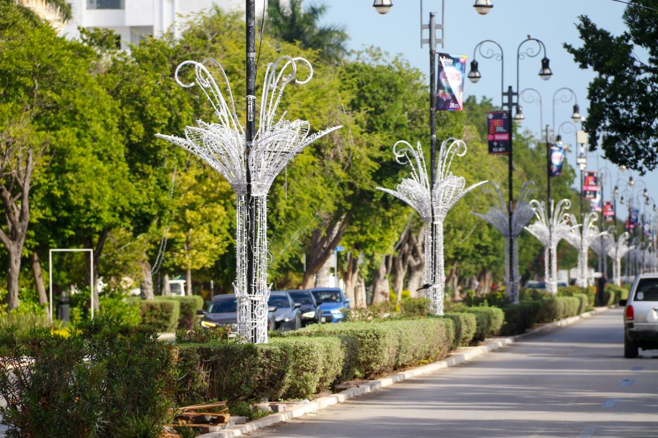 El Ayuntamiento ya decora parques y avenidas por las fiestas decembrinas