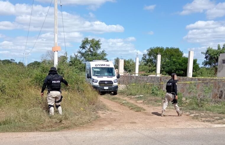 Hallan cadáver oculto con sábanas y basura en la carretera Mérida-Molas