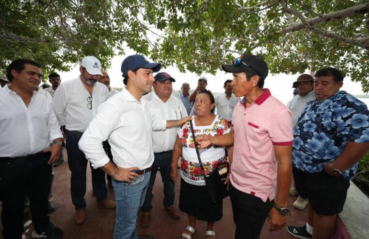 Mauricio Vila  sigue respaldando al sector turístico de Celestún