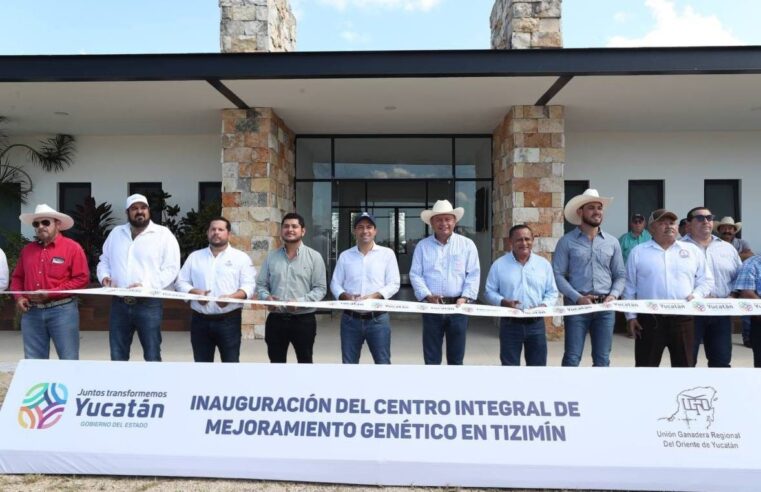 Mauricio Vila inaugura el primer Centro Integral de Mejoramiento Genético del Sureste