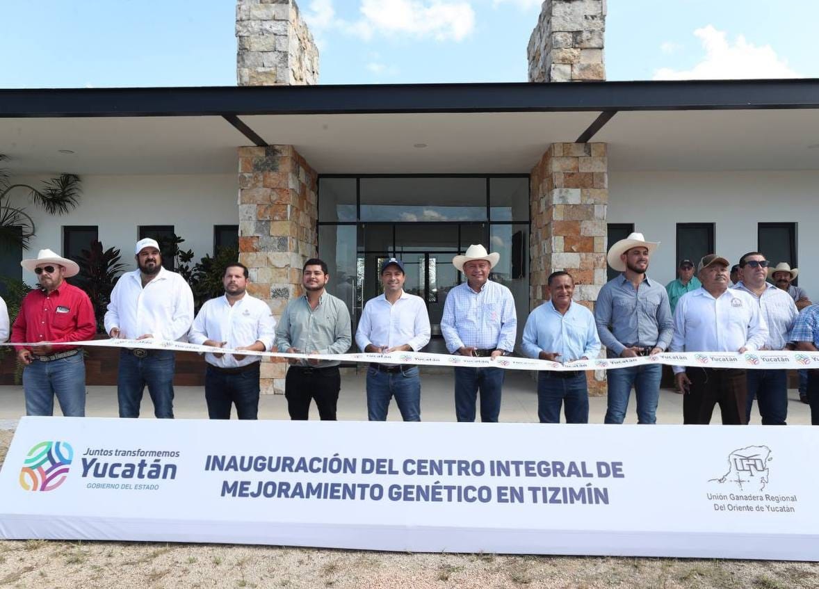 Mauricio Vila inaugura el primer Centro Integral de Mejoramiento Genético del Sureste