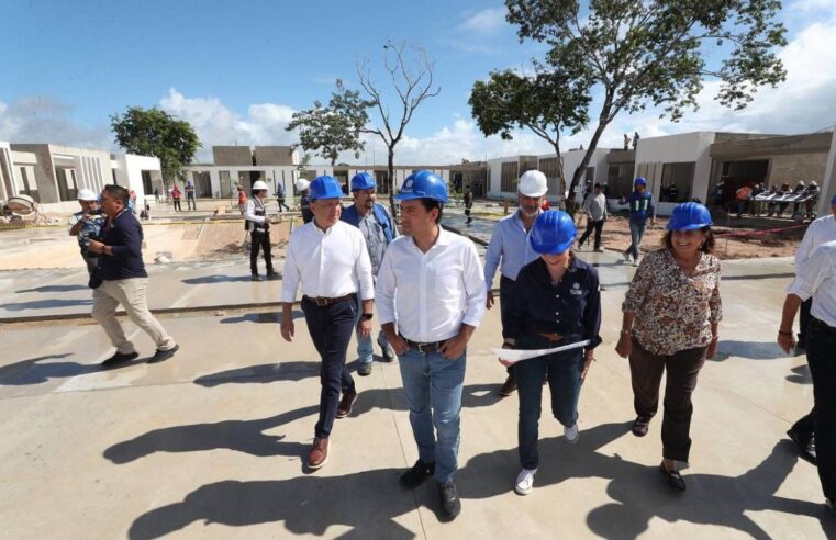 Mauricio Vila supervisa la construcción del Centro de Asistencia para Niños y Adolescentes “Casa Otoch”