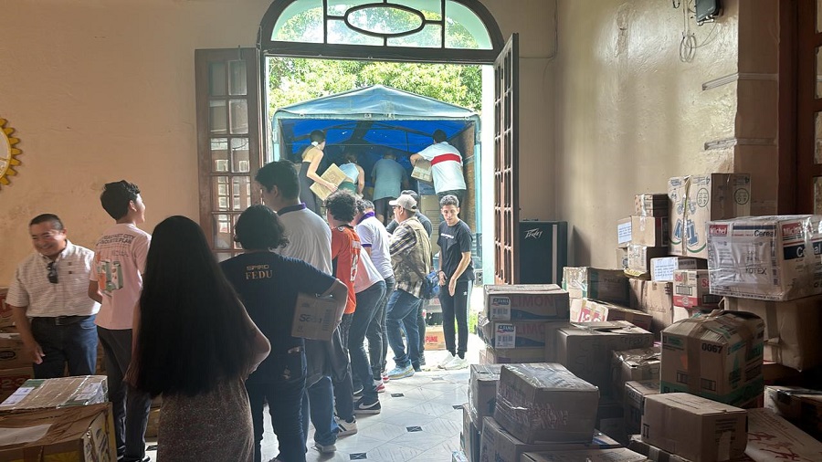 Rotarios de Yucatán envían 14 toneladas de ayuda a Guerrero