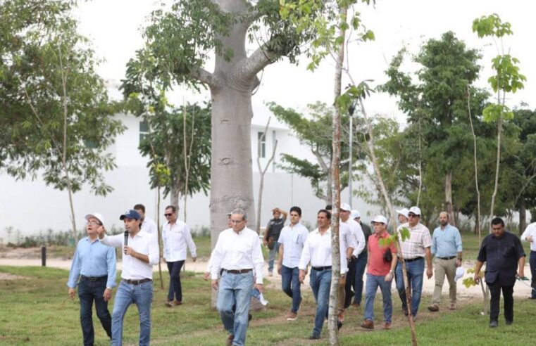 Junto con empresarios, Mauricio Vila constata que el Gran Parque La Plancha es el mejor del país