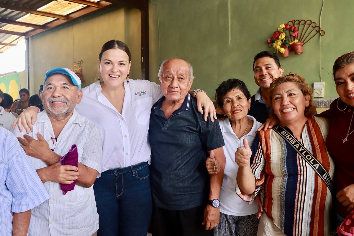 Cecilia Patrón en equipo con los adultos mayores para hacer una Mérida más solidaria