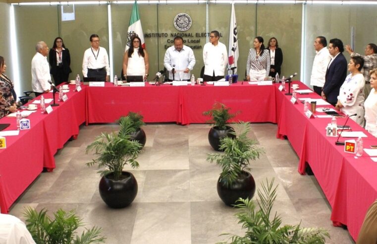 El INE instala el Consejo local para organizar el proceso federal en Yucatán