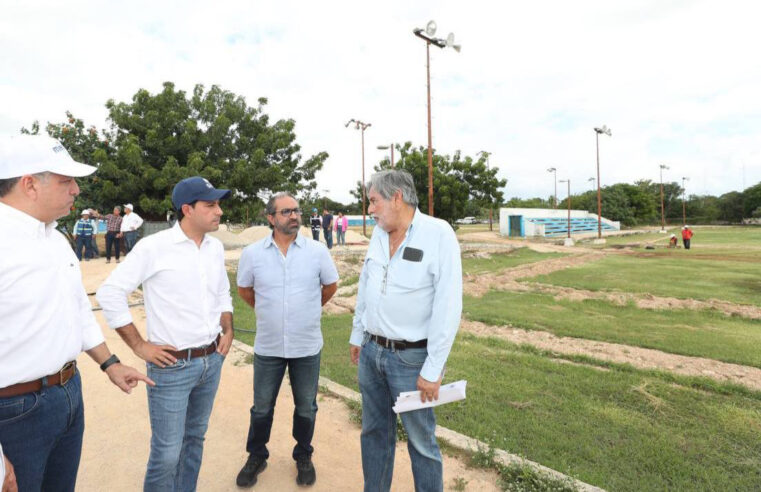 Remozamiento de la Unidad Deportiva del Sur «Henry Martín» avanza a buen ritmo