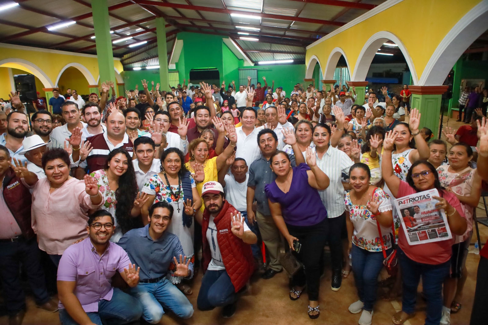 Sólido respaldo a «Huacho» Díaz en el sur de Yucatán