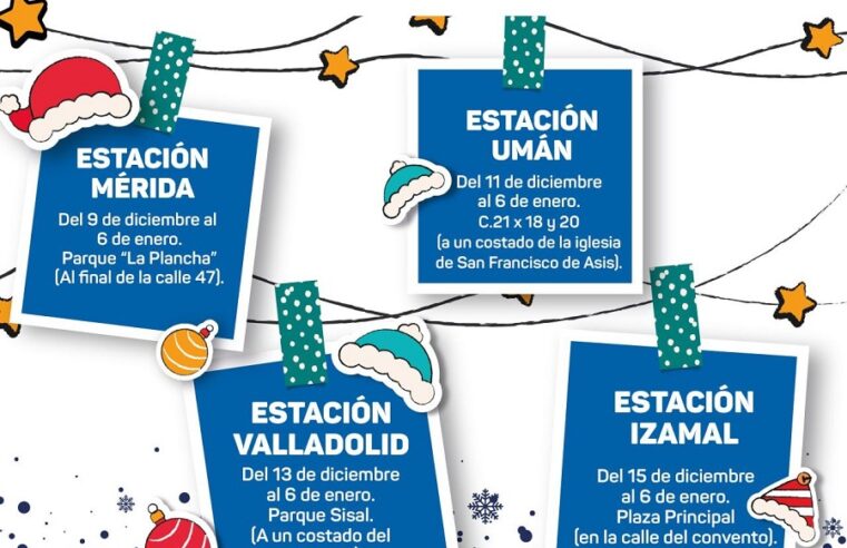 Vuelve el Paseo Navideño de las Flores a Mérida, Umán, Valladolid e Izamal