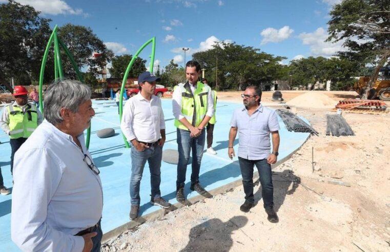 Mauricio Vila supervisa la modernización de la Unidad Deportiva del Sur «Henry Martín»