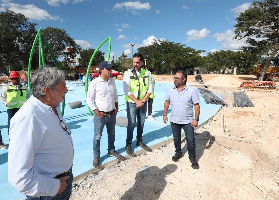 Mauricio Vila supervisa la modernización de la Unidad Deportiva del Sur «Henry Martín»