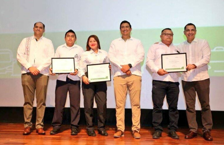 Reconocen labor y calidad de servicio de operadores del transporte público