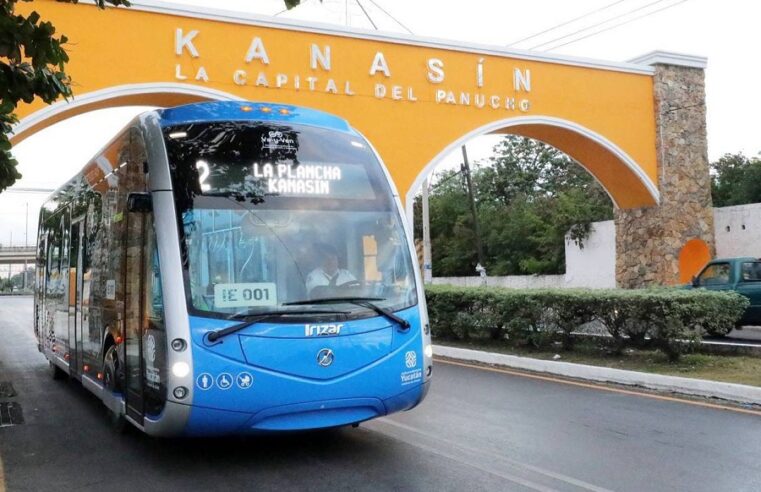 Inicia operaciones la ruta “Mejorada- La Plancha-Kanasín” del Ie-tram