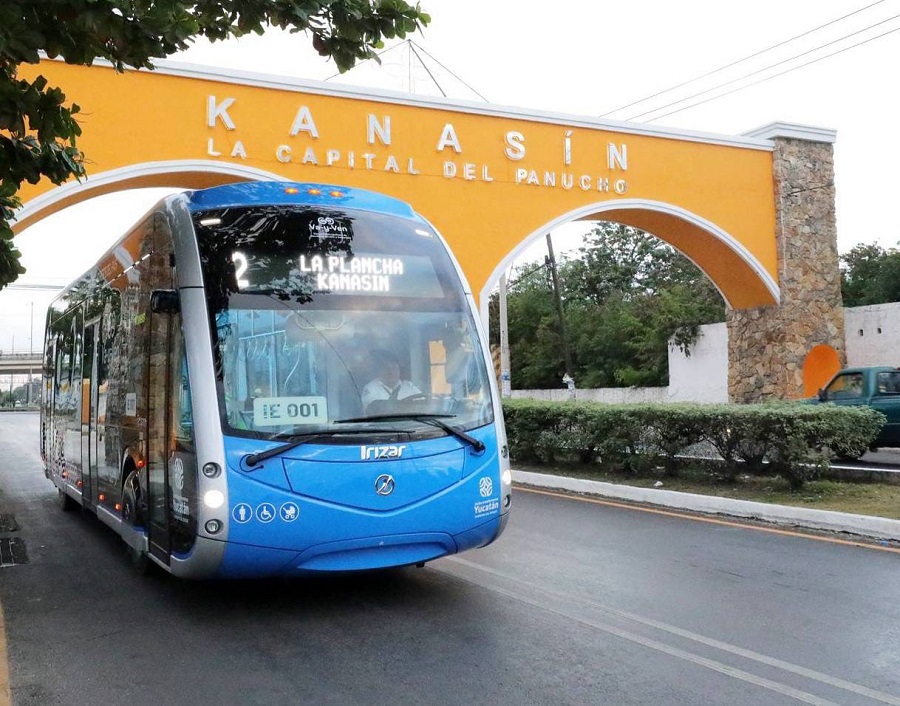 Inicia operaciones la ruta “Mejorada- La Plancha-Kanasín” del Ie-tram