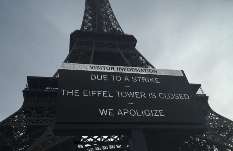 La Torre Eiffel cierra sus puertas debido a una huelga