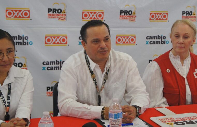 La Cruz Roja  se beneficiará del Redondeo OXXO en el primer trimestre del 2024