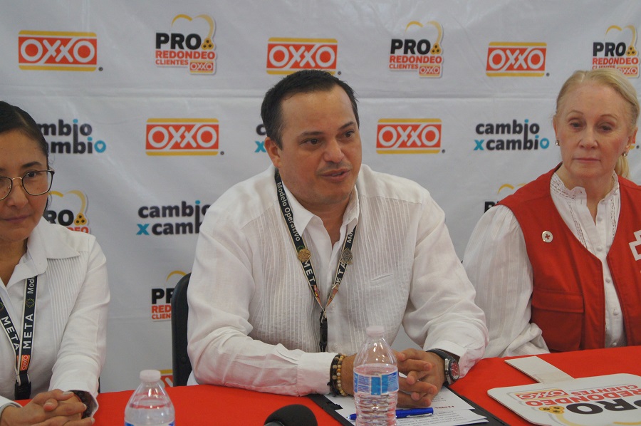 La Cruz Roja  se beneficiará del Redondeo OXXO en el primer trimestre del 2024