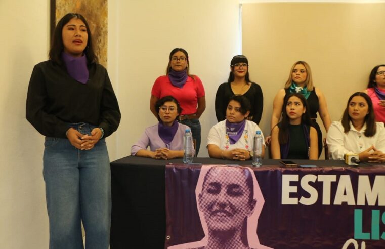 Presentan en Yucatán la agrupación «Estamos Listas con Claudia»